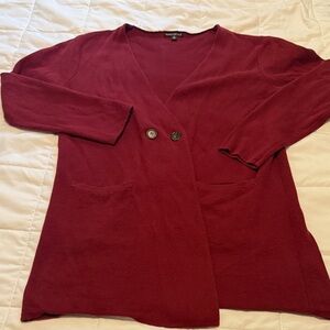 J. Crew maroon sweater